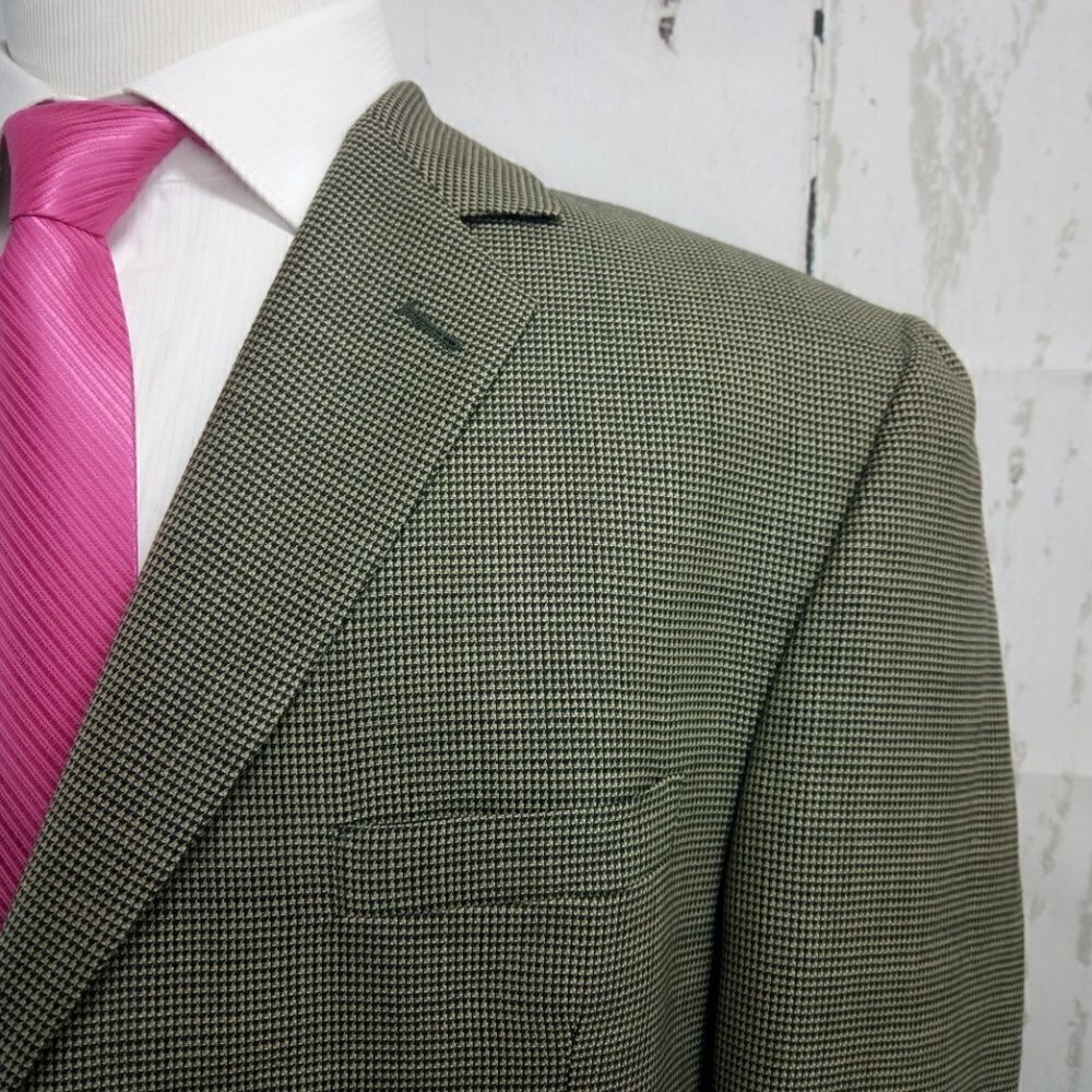 JF. J. Ferrar 48R  Houndstooth Blazer Sport Coat